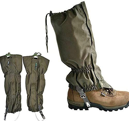 DYHQQ Schlangengamaschen für Damen & Herren wasserdichter, Verstellbarer Schlangenschutz für Unterschenkel, Schutz vor Schlangenbissen Gamaschen für die Outdoor-Jagd