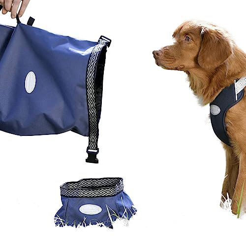 WeatherBeeta Explorer Dog Food Portable Bag, Navy, One Size, Navy, One Size