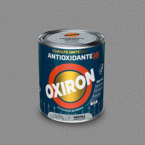 Oxiron Esmalte Antioxidante Martelé Gris Plata 750 ml