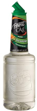 Finest Call Jalapeño Flavoured Syrup | Non-Alcoholic | Cocktail Ingredient | 1 Litre Bottle | Easy Pour | Bar Essential | Premium Ingredients | Cocktails, Drinks, Mocktails, Spicy