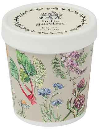 Heathcote & Ivory Body Scrub Exfoliator 350g, Foaming Sugar, Shea Butter to Soothe and Moisturise Arms and Legs, Gardening Gift, Cruelty Friendly and Vegan Friendly