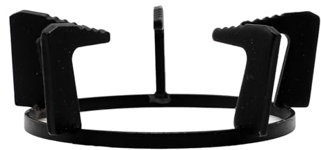 VERDANVERSE Support de Poêle en Fonte Épaisse Antidérapant Rond pour Cuisinière à Gaz Grille de Cuisson Robuste Compatible Wok Accessoire la Cuisine pour Casseroles et Marmites Usage