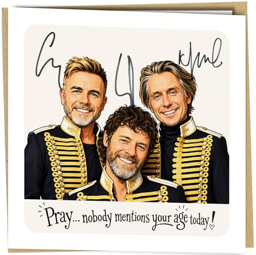 Take That Birthday Card Funny Music Birthday Card Pray Nobody Mentions Your Age Today Greeting Card for Him Her Fan Friend - CB080