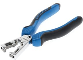 GEDORE Abisolierzange, einstellbar für Drähte von 0,5 bis 5,0 mm², ölgehärteter Sondervergütungsstahl, 8099-160 JC