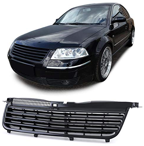 Sport Kühlergrill ohne Emblem Schwarz für VW Passat 3BG Limousine Variant 00-05