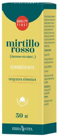 Erba Vita Gemmoderivato Mirtillo Rosso - 50 ml