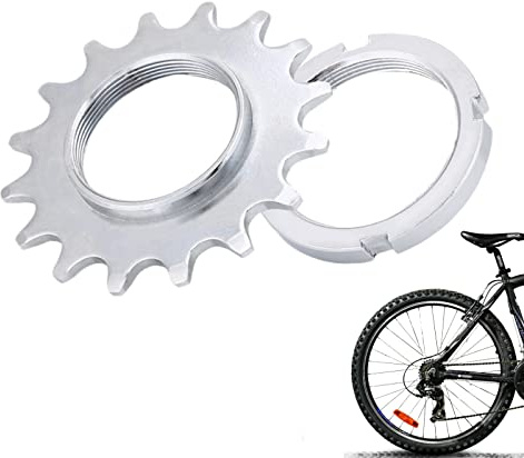 Dioche Convertisseur à Une Vitesse, Roue à Une Vitesse 13/14/15/16 Vélo à Roue Cog Acier Pignons Fixes + Bague[16T]