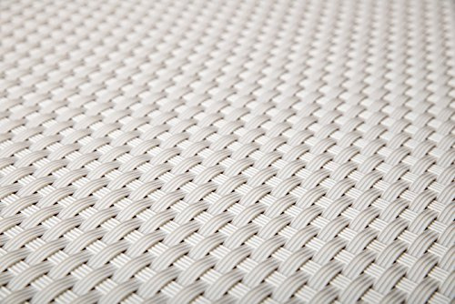 Sellon24® Protección visual para balcón con ojales, revestimiento de balcón, revestimiento de polietileno RD07, color blanco 100