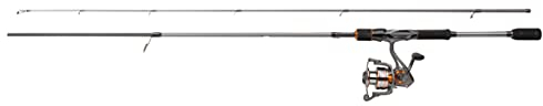 Mitchell Traxx MX2 Lure Spinnruten und Rollen Combo - Raubfisch Setup - Hecht, Barsch, Zander, Forelle, 2.74 m |15-60 g, Grey