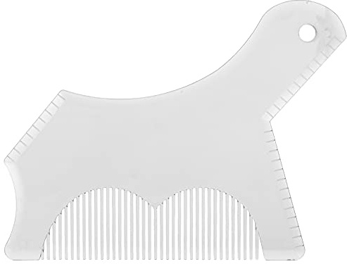 Herramienta para Dar Forma a la Barba, Herramienta de Alineación de Barba de Plástico, Alisador de Barba para Hombres Moldeador de Barba para Hombres para Recortar y Dar Forma a