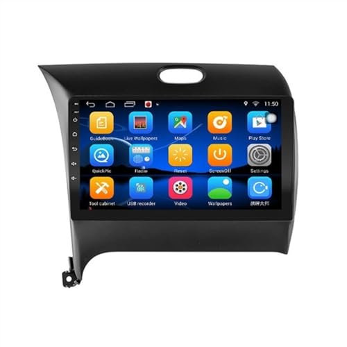 JINFOLI 2din Android 10 Autoradio Lettore multimediale Video Navigazione GPS 2 Din Lettore Wifi Cerato 3 YD 2013 2014 2015 2016 2017 Impianto audio stereo per auto(8 inch)