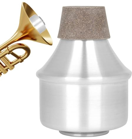 Tromba sordina diritta, Sordina per tromba in sughero, Sordina per tromba in lega di alluminio, per tromba leggeri, Silenzioso per tromba, Silenzioso per tromba, Muto per strumenti musicali