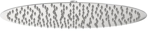 vidaXL Pomme de douche pluie acier inoxydable 304 40 cm ronde, pommeau de douche à effet pluie, pommeau de bain, pièce de douche