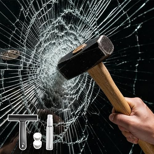 Mgood Pellicole di Sicurezza per Vetro 4mil Film Protettivo Anti-Rottura Trasparente per Supermercati, Vetrine, Casa e Uffici(30x200cm)