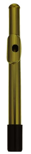 HOODANCOS Flute Mouthpiece Metal Flute Airflow Wind Instrument Parts for Professional