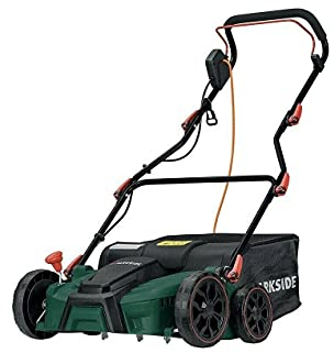 Kompernass Parkside - Escarificador y aireador eléctrico 2 en 1, herramienta de jardín de 1500 W