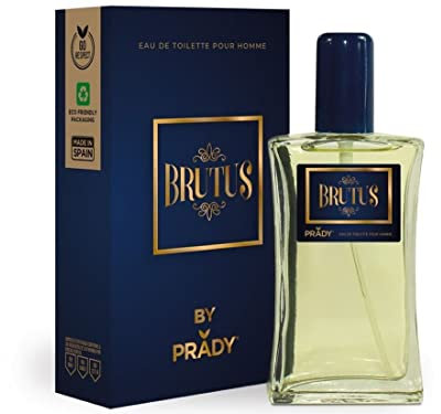 PRADY - Eau de Toilette Brutus pour Homme - 100 ml - Intense et Durable