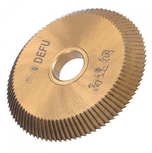 sourcing map 12.4x59x6.45mm Schlüsselblatt Horizontal Schnellarbeitsstahl Scheibenfräser