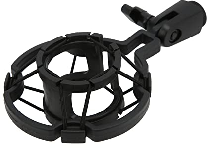Microphone Shock Mount, Mic Clip Holder Mount for Diameter 40mm-48mm Mic Anti Vibration Adjustable High Isolation Shock Mount for Conference Broadcasting