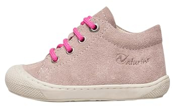 Naturino Cocoon-Lauflernschuhe aus Veloursleder-Rosa, Rosa-Fuchsie 23