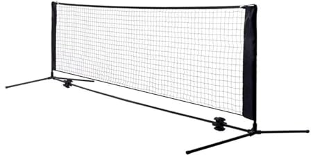 SBTRKT Tragbares, faltbares Tennisnetz, professionelles Tennis-Badminton-Netz, geeignet for den Innen- und Außenbereich., SBTRKT