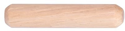 50 Goupilles en Bois, pour Meubles, Assemblage de Planches de Bois avec Tiges Cannelées, en Bois Massif (M6 * 30 (50 pièces))