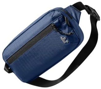 tomtoc 1,5L axelväska med RFID‑skydd, stöldsäker crossbody‑bag | Fodral för män och kvinnor, vattentät lätt bröstväska för vardag och resor