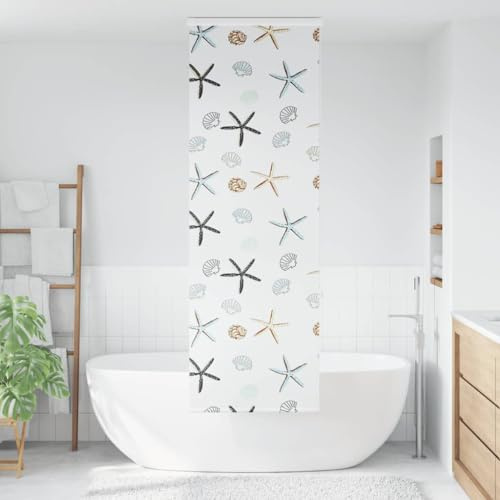 Water Resistant PEVA Cassette Roller Blind Privacy Bathroom Ceiling Wall