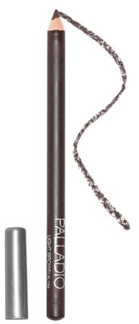 Palladio Wooden Eyeliner Pencil, Thin Pencil Shape, Easy Application, Firm yet Smooth Formula, Perfectly Outlined Eyes, Contour and Line, Long Lasting, Rich Pigment, Light Brown