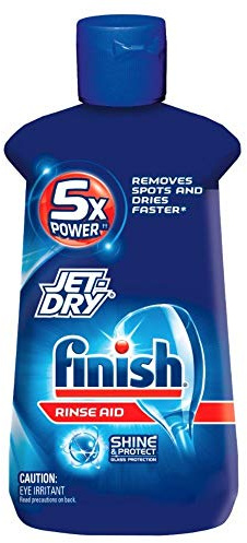 Finish Jet-Dry Rinse Aid, Dishwasher Rinse & Drying Agent, 8.45 oz (Pack of 7)