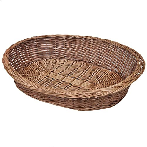Natural willow dog bed 90 cm