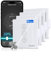 HEUXGIR 80 * 80 mm Interruptor Persianas Wifi, Interruptor Inteligente Persiana de Porcentaje Control de APP y Voz, Compatible con Alexa y Google Home, Necesita Cable Neutro 4Piezas