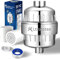 Hochleistung Duschfilter shower filter 35-Schichten, mit Extra-Ersatz Filterpatronen Kartusche, zur Entfernung Wasser Chlor Schwermetall Fluoride, Wasser Weichmache