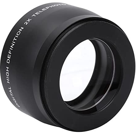 58MM 2X Ampliación Universal Teleconvertidor Teleobjetivo Accesorio de Cámara de Alta Definición
