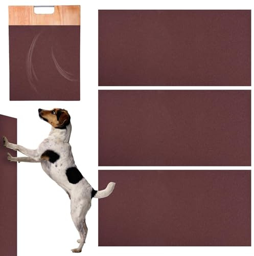 Tiras Rascadoras para Limas De Uñas De Gato, 3 Piezas De Papel De Lija Autoadhesivo para Rascador De Gatos, Papel De Lija De Repuesto para Rascadores De Perros para Rascar, Recortar, Cuidado