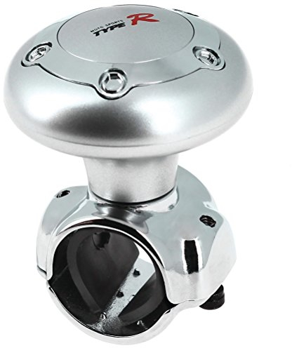 Race Sport 2707096 Type R Aluminium Chrome Car Steering Wheel Aid Knob Power Handle
