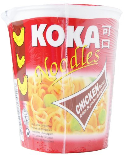 Koka Cup Noodles - Chicken Flavour - 12 Cups