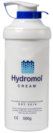 Hydromol Emollient Cream for Eczema, Psoriasis & Dry Skin, 500 g