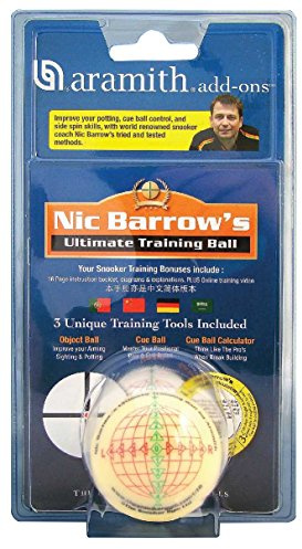 'entrenamiento bola 52 mm Snooker NIC Barrow, con ejercicios