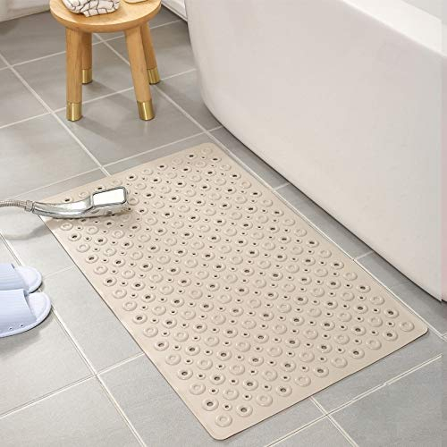 Hogar Alfombrilla Antideslizante baño Antideslizante alfombras de baño alfombras de baño Mats Lin Mu Inicio Baño Hueco de plástico Antideslizante Mat Copa de succión, Tamaño del óvalo: 39cm x 69cm