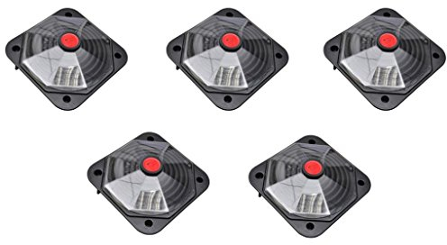 Tidyard 5er Set Solar Pool Heizung Solarkollektor 735 W,Solar Poolheizung 71,5 x 71,5 cm (L x B) Mit Solarenergie