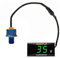 Termómetro de aceite de motocicleta, termómetro de aceite digital, termómetro de aceite electrónico con adaptadores de sensores de temperatura (Verde, M14x1.5)