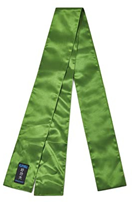 Playwell Martial Arts Grading Satin Kung Fu Sash - Verde