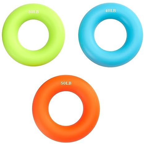 Rafforzatore della presa della mano in silicone, Arricchisci la tua presa, l'attrezzo ginnico definitivo per avambraccio e dita. Allenatore muscolare perfetto per sport, arrampicata su roccia
