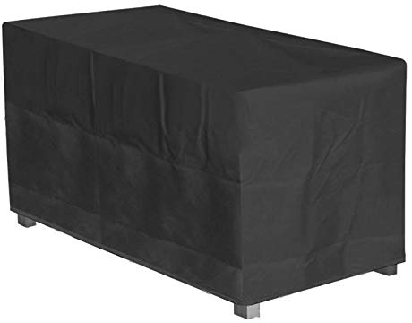 OHMG Gartenmöbel Abdeckung,420D Oxford Rechteckige Schutzhülle für Gartentisch Sitzgruppe,Regenschutz und Staubfest,Schutzhülle für Gartentische Anti-UV Winddicht,160*100*65cm (1)