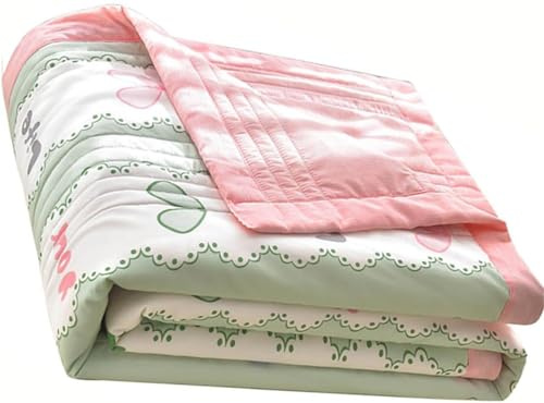 seokor Verano Edredón Nórdico 4 Estaciones 150/180/200cm Colcha Fina Cama Suave y Transpirable Cubrecama Estampada Algodón Edredón Verano Microfibra Funda Edredon Manta(J,200x230cm/78x90in)