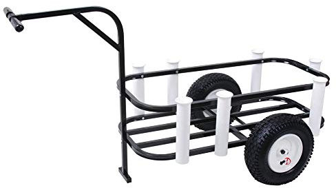 Sea Striker Unisex-Erwachsene Deluxe Surf/Pier/Strandwagen, pneumatisch Outdoor Angeln Rolling Wheel Wagen, Mehrfarbig, Einheitsgröße