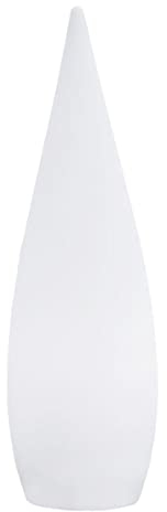 Lampadaire sans fil goutte LED multicolore dimmable CLASSY H120cm avec télécommande, Blanx