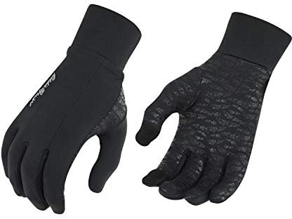 Eddie Bauer Standard mellanviktshandske, svart, L