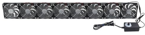 Amplificador radiador booster ventilador para radiador calefaccion agua refrigerador caja pc enfriamento disipador servidor (8 piezas)